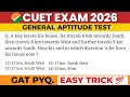 CUET UG General Test 2026 | CUET General Test Previous Year Question Paper | CUET UG GT PYQs✅
