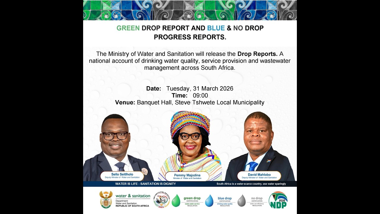 GREEN DROP REPORT AND BLUE & NO DROP PROGRESS REPORTS 2026 - YouTube