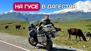 Один на мото по самым красивым местам Кавказа - Джилы-Су, Домбай, Архыз, Эльбрус, Дагестан.