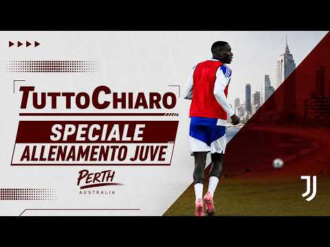 Video L'ALLENAMENTO JUVE DA PERTH e l'ANNUNCIO DI SPALLETTI sul MERCATO