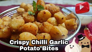 Indian style Tater Tots - Crispy Chilli Garlic Potato Bites
