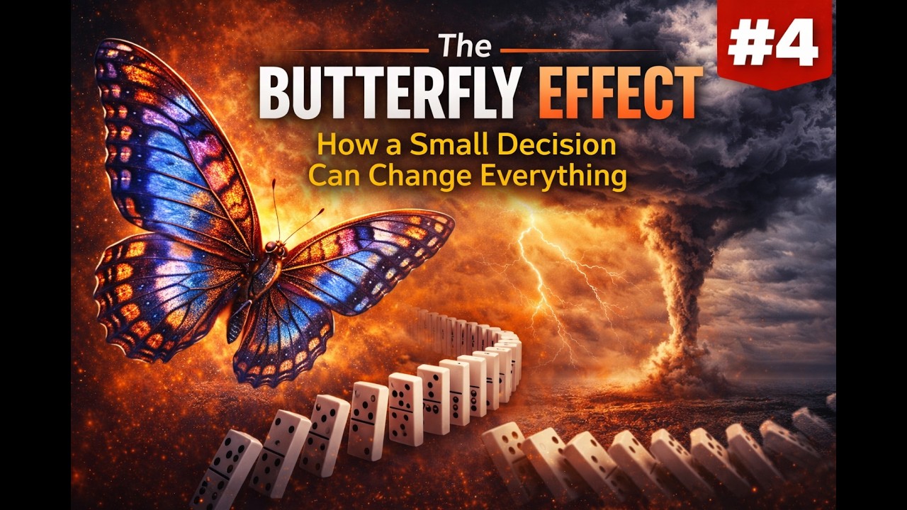 The Butterfly Effect: एक छोटी घटना कैसे आपकी पूरी ज़िंदगी बदल सकती है #ButterflyEffect#ChaosTheory