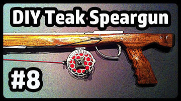 How to build a teak Speargun - Step by Step - Part 8