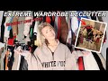 EXTREME WARDROBE DECLUTTER | BIGGEST ONE YET!!