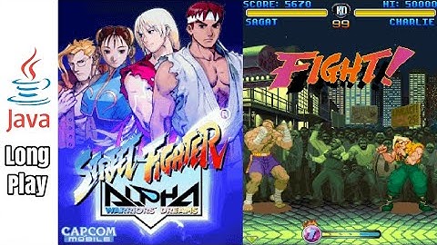 Street Fighter Alpha - Java Game (Arcade) (Hard) SAGAT