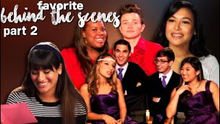 behind the scenes of glee ▶︎ best moments (part 2)