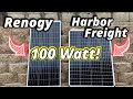 Renogy 100 Watt Solar panel VS Harbor Freight 100 Watt Solar panel