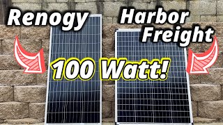 Renogy 100 Watt Solar panel VS Harbor Freight 100 Watt Solar panel screenshot 5