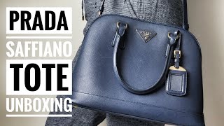 Prada Medium Saffiano Lux Promenade Bag