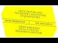Until Proven Safe: The History and Future of Quarantine. Online Presentation