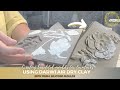 Using Darwi air dry clay in redesign with prima silicone moulds