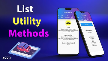 Flutter Tutorial - Dart List Utility Methods: ForEach, Map, Contains, Sort, Reduce, Where, Expand
