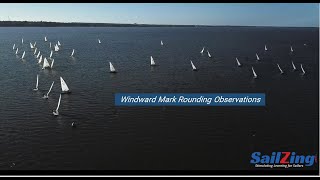 Windward mark rounding observations