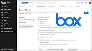 Box Admin Console Overview