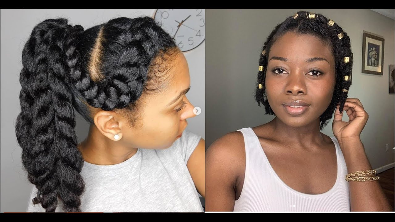 10 Coiffures Cute à faire Sans Rajouts sur Cheveux Crépus Naturels