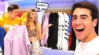 REPLACING JATIE VLOG'S CLOSET WITH MY MERCH!! *Bad Idea*