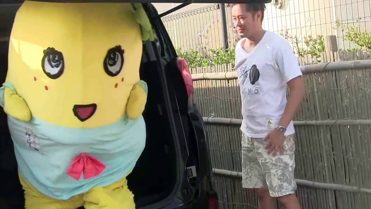 《ふなっしーBeach House》が江の島にopenしたなっし～♪ 江の島片瀬西浜海岸♪