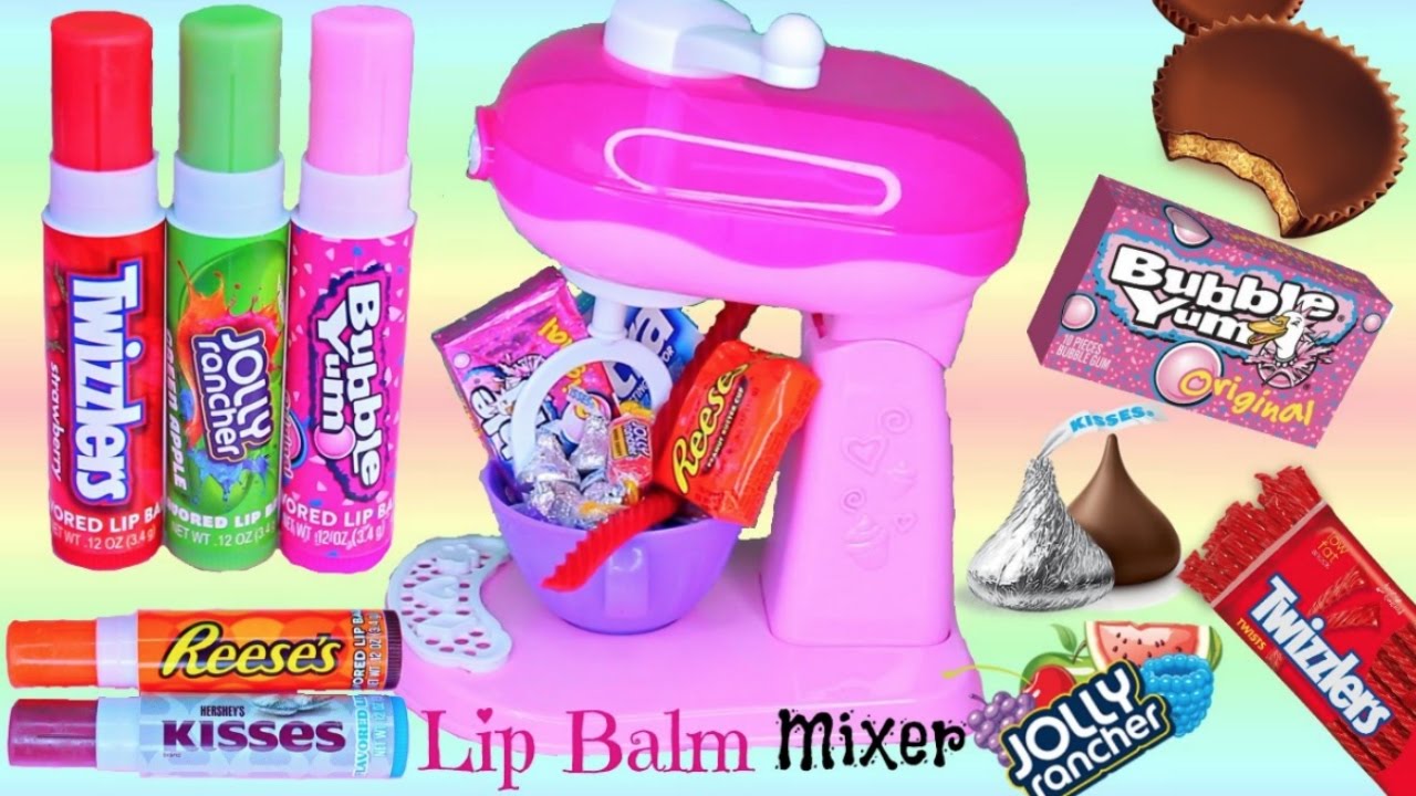 Unboxing Magical LIP BALM Mixer Turns Candy into LIP BALM! Ring POP