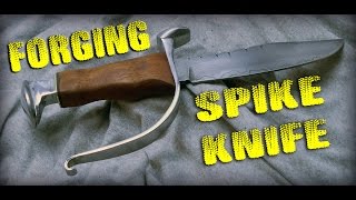 Forging a Sexy Knife from a Railroad Spike - San Mai Style