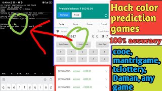How to Create a Colour Prediction Game Hack script with Termux & Linux Game Code ,  | Web-3 Hack