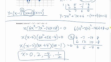 PC 12 Chapter 1.5 - Problems involving Polynomial Functions