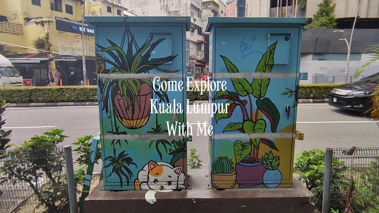 VLOG 1 Exploring KL (and PJ) - Central Market - Art Museum - Stamps - Cafes