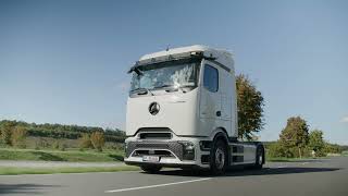 All New Mercedes eActros 600  electric long-haul truck  2024 - World Premiere in 4k