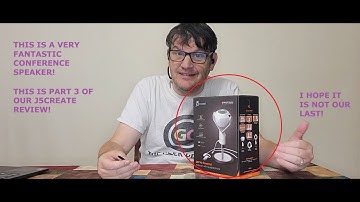 J5Create Part 3 360 Degree AI-Powered Webcam with Speakerphone (JVU368)