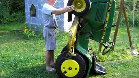 Engineers With Nothing Better To Do - Untilting the Lawnmower