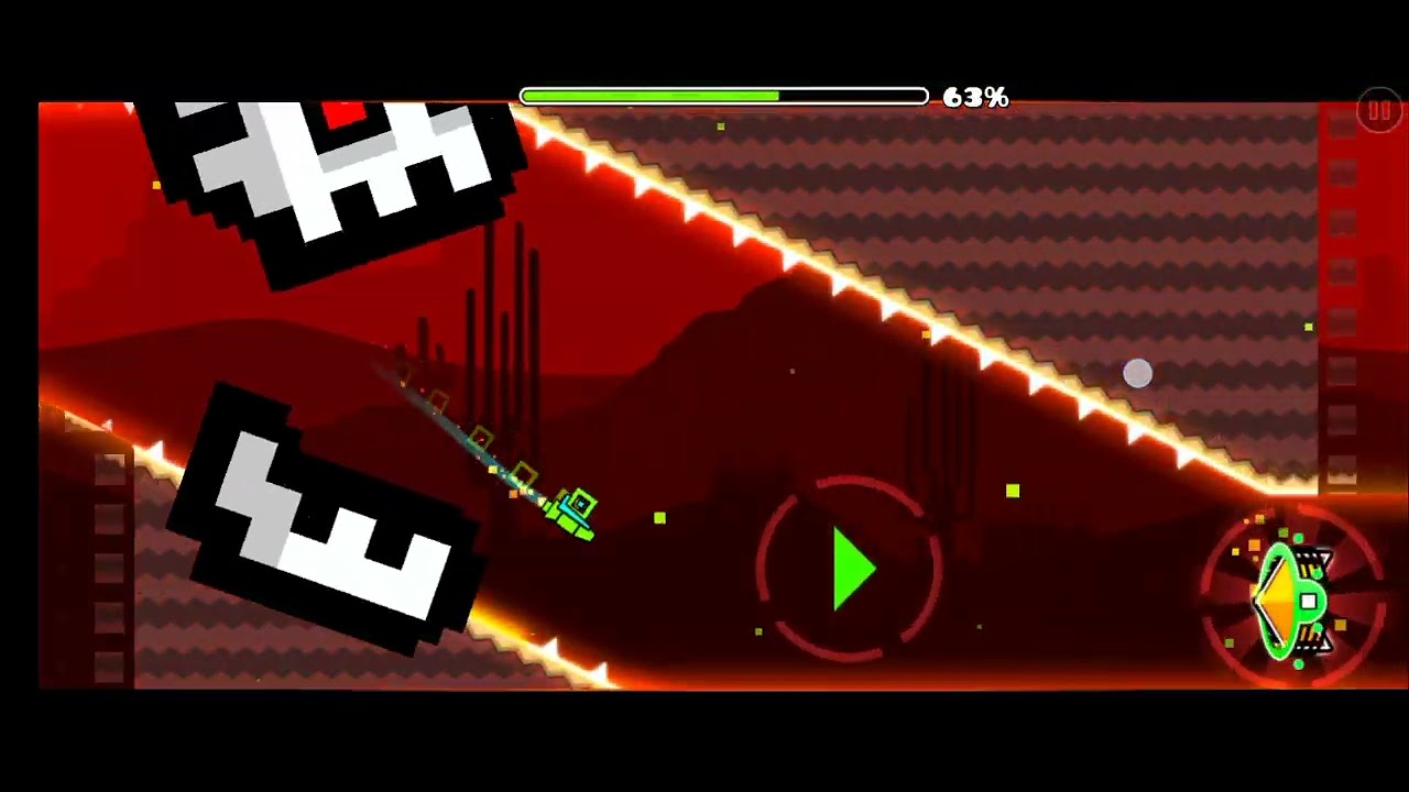 Completing press start In geometry dash subzero @full - YouTube