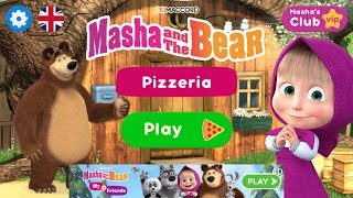 Masha and bear make delicious pizza 🍕😋 #masha #mashaandthebear #mashaandthebearpizzeria #cartoon #