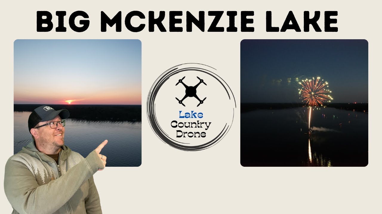 Discover Big McKenzie Lake: Aerial Drone Tour with Ben Wheeler, WI Realtor