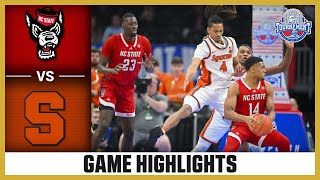 NC State vs. Syracuse Game Highlights | 2024 ACC Men’s Basketball Tournament