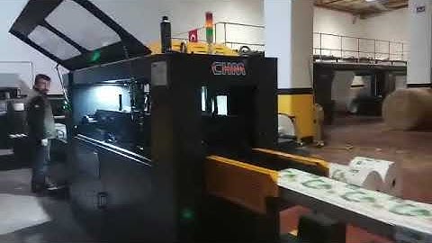CHM A4-5 pockets with 5 rolls copy paper fully Automatic Sheeting & Ream Wrapping &Strapping machine