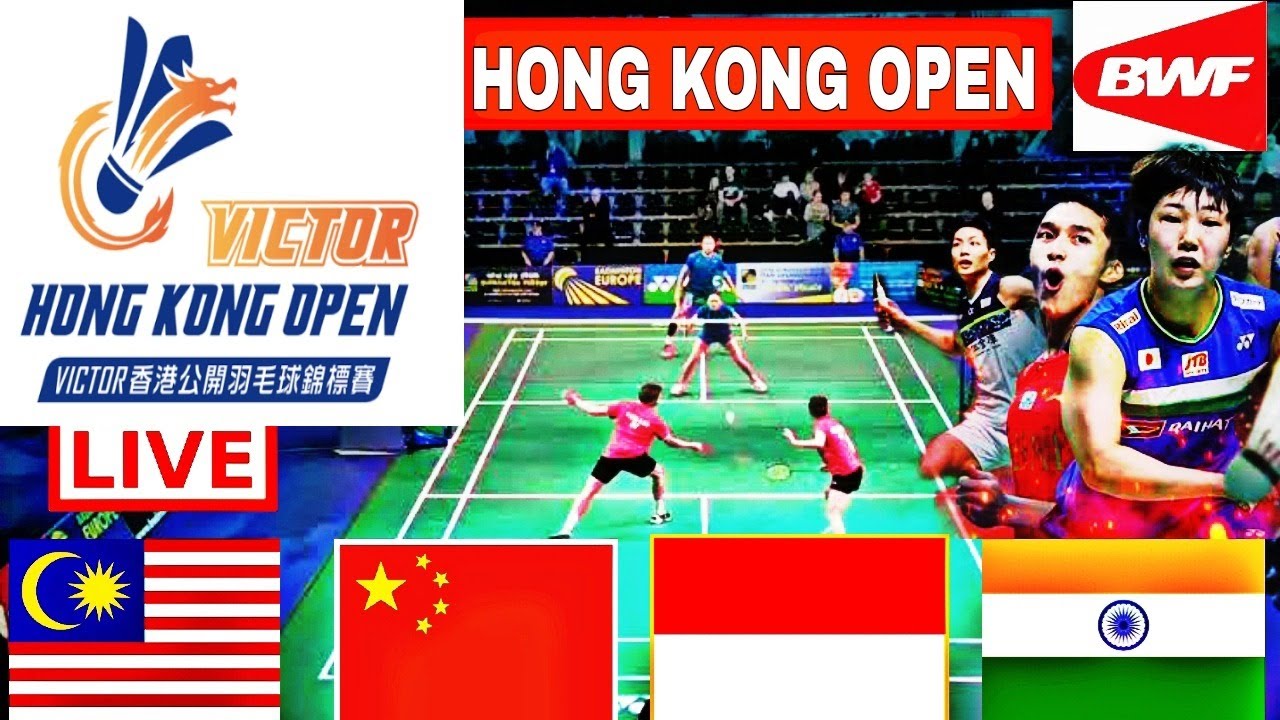 Hong Kong Open Badminton Live 2023 R-8 day-4 Quarterfinals All Court Live Badminton