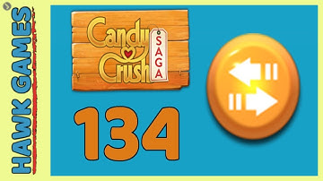 Candy Crush Saga Level 134 (Moves level) - 3 Stars Walkthrough, No Boosters