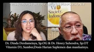 Vitamin D3, Sumber, Dosis Harian Suplemen & manfaatnya. Dr. Henry Suhendra, Sp.OT,  082219997950 WA