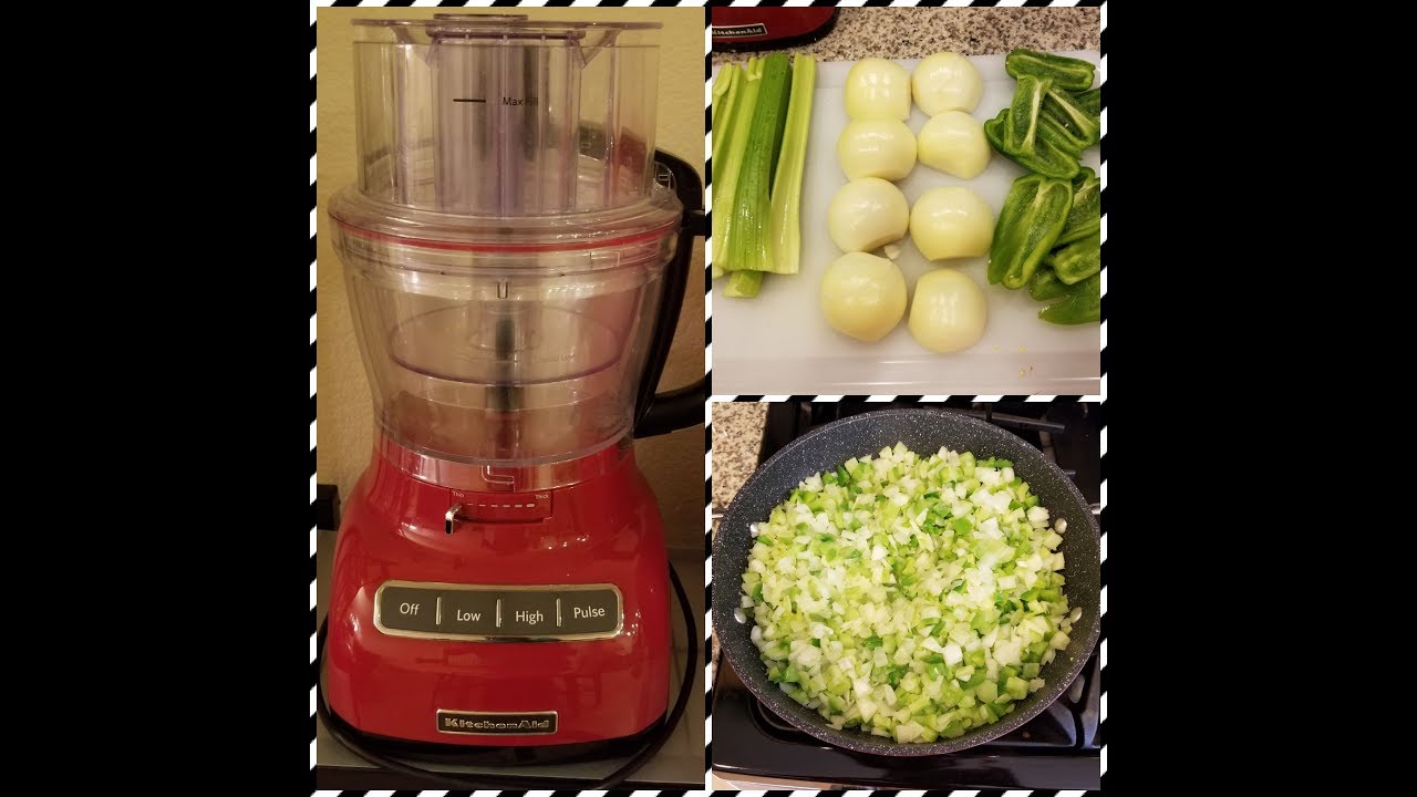 My New Kitchenaid Dicer Attachment! (Works Great!) 