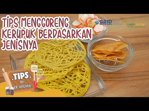 Cara mudah menggoreng kerupuk seblak kencur kering. 