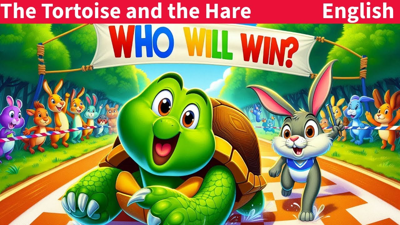 The Tortoise and the Hare | English Bedtime Fairy Tale Stories for Kids ...