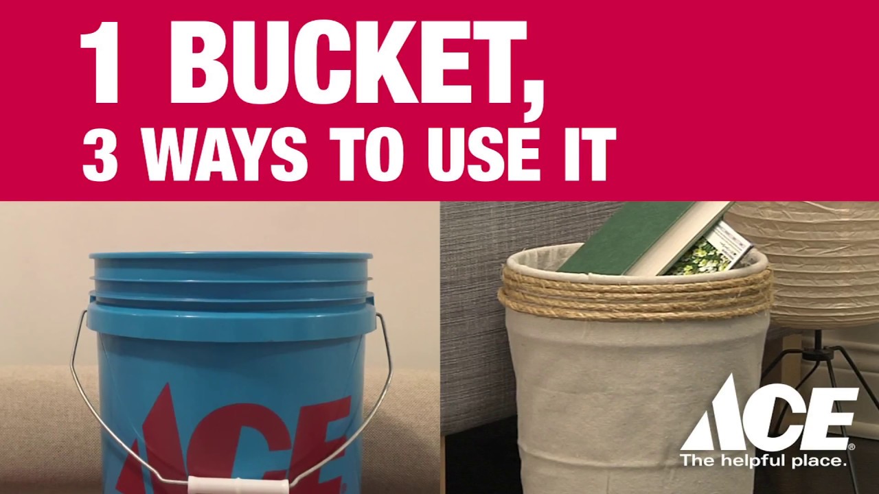 1 Bucket 3 Ways To Use It Ace  Hardware  YouTube