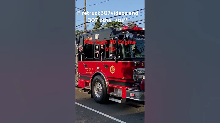 Wantagh Fire Department Engine 698 in the 6th Battalion Parade 2024