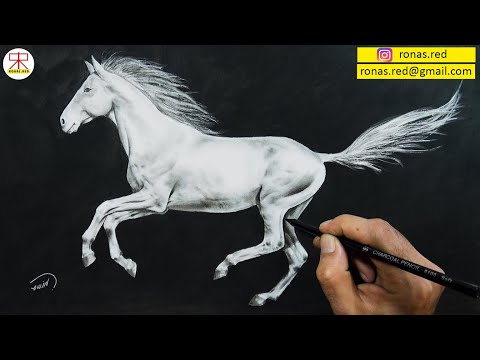 nasıl at çizilir? how to draw a horse?