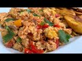 How to Make Egg Sauce &amp; Fried Plantains | sweet &amp; savory breakfast