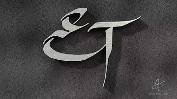 Hand Lettering with Modo Render