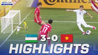 HIGHLIGHTS! Uzbekistan (3) vs (0) Vietnam | AFC U23 ASIAN CUP QATAR 2024