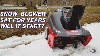 Craftsman snow blower won't start