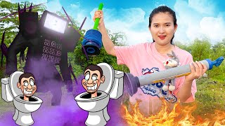 Changcady Và Cuộc Tìm Kiếm Skibidi Toilet Gặp Được Titan Tv Man