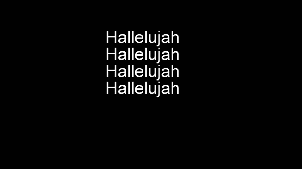 hallelujah - alexandra burke official single