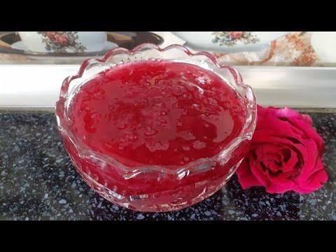 Gul Murebbesinin Hazirlanmasi ( Gül Reçeli Nasıl Yapılır )Варенья из роз.How to make rosé jam.